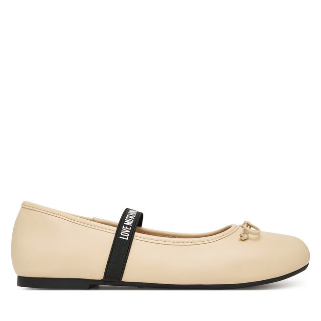 Baleriny LOVE MOSCHINO JA11121G1OIE0110 Écru -