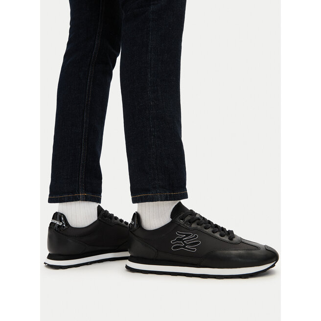 Sneakersy KARL LAGERFELD Sonar KL65425 Czarny - kobiece