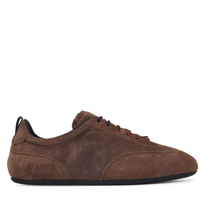 Sneakersy Max Mara Stecca 2624766011 Brązowy ciemny - kobiece