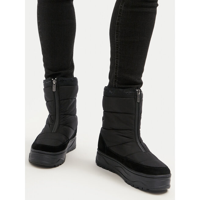 Botki Pepe Jeans PLS50553 Czarny - kobiece