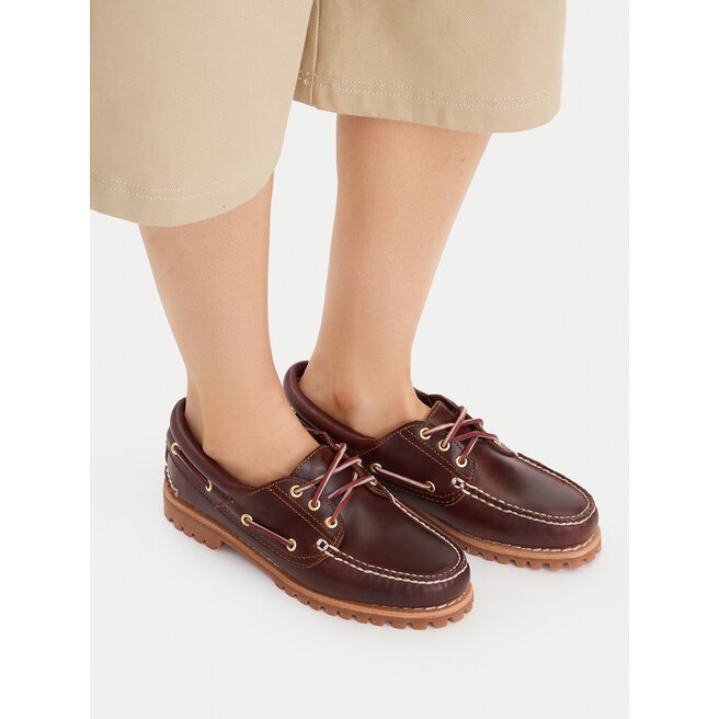 Mokasyny Timberland Authentic Boat 3 Eye Classic TB0513042141 Brązowy -