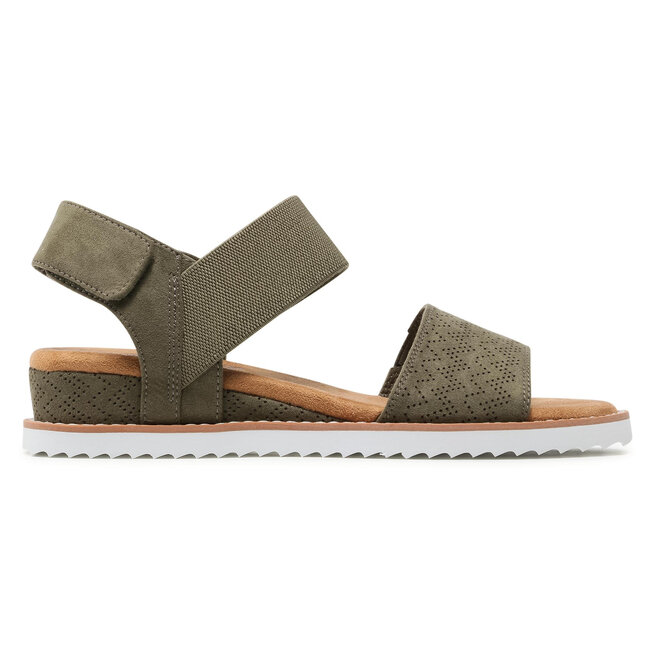Sandały Skechers Desert Kiss 31440/OLV Zielony - kobiece