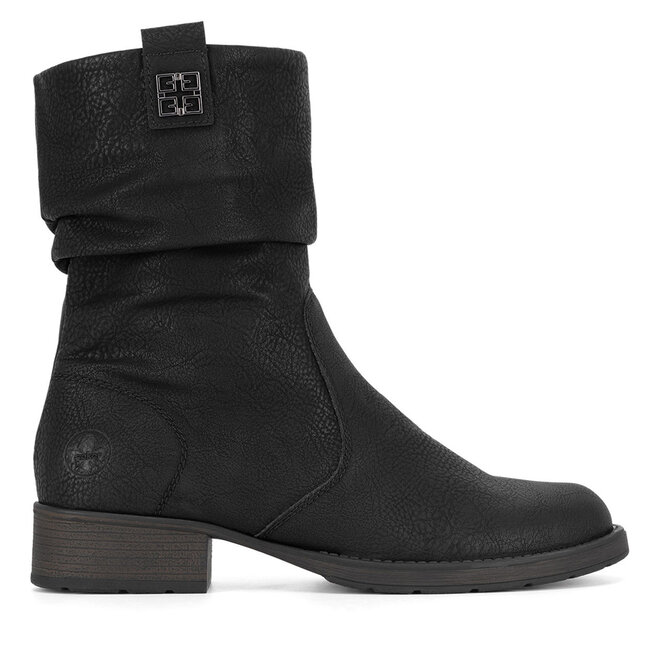 Botki Rieker Z9583-00 Czarny - kobiece