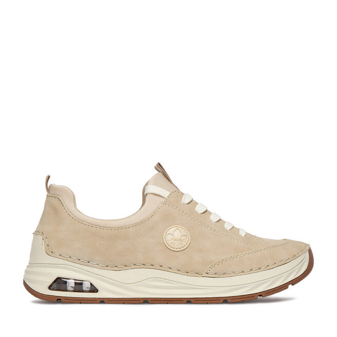 Sneakersy Rieker 44562-62 Beżowy - kobiece