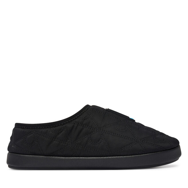 Kapcie Calvin Klein Home Slipper Quilted Rip Emblem HM0HM02280 Czarny - męskie