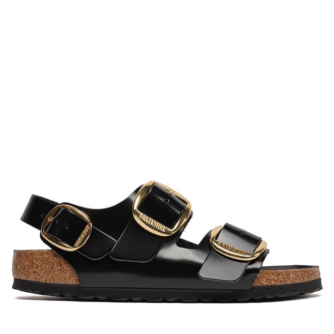 Sandały Birkenstock Milano Big Buckle 1024211 Czarny - kobiece