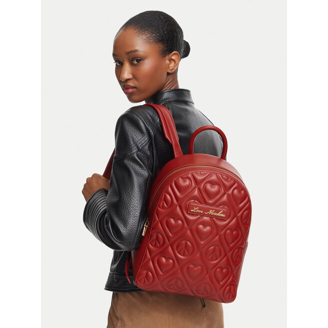 Plecak LOVE MOSCHINO JC4264PP0PKQ0459 Czerwony -