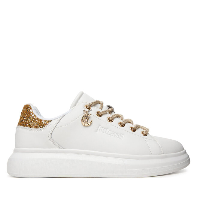 Sneakersy Just Cavalli 80RA3SB1 ZPC03 Biały - kobiece