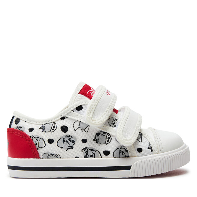 Sneakersy Geox B Kilwi Girl B45D5C 0AN54 C0050 M Biały - dziewczęce