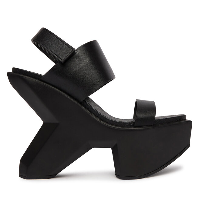 Sandały United Nude Boulder Sandal 109810116 Czarny - kobiece