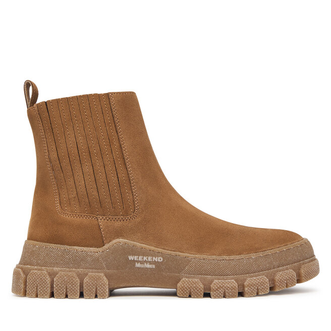Botki Weekend Max Mara Genepi 2625796075 Brązowy jasny - kobiece