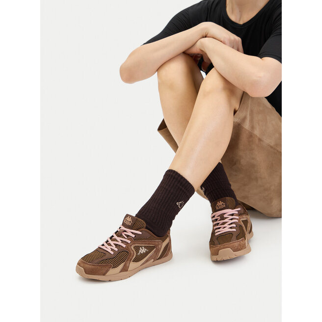 Sneakersy Kappa CEO-WP40-250108YX Brązowy - kobiece
