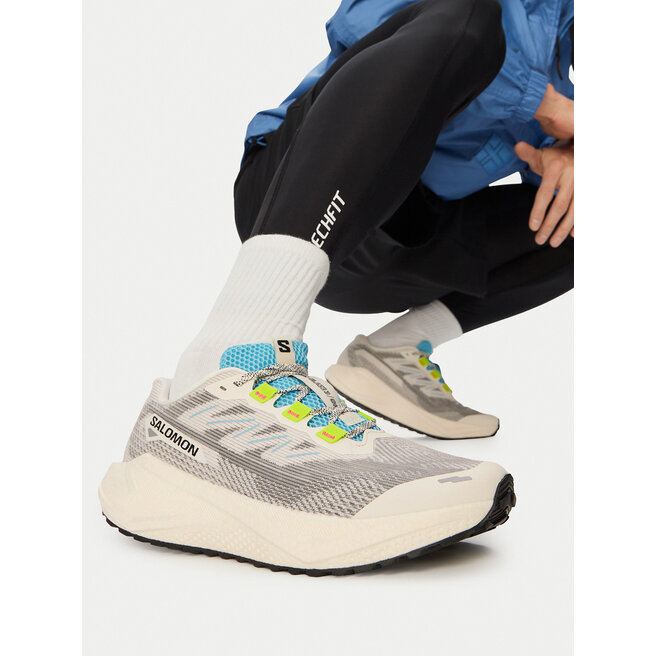 Buty do biegania Salomon Aero Blaze 3 Grvl L49106200 Szary - męskie