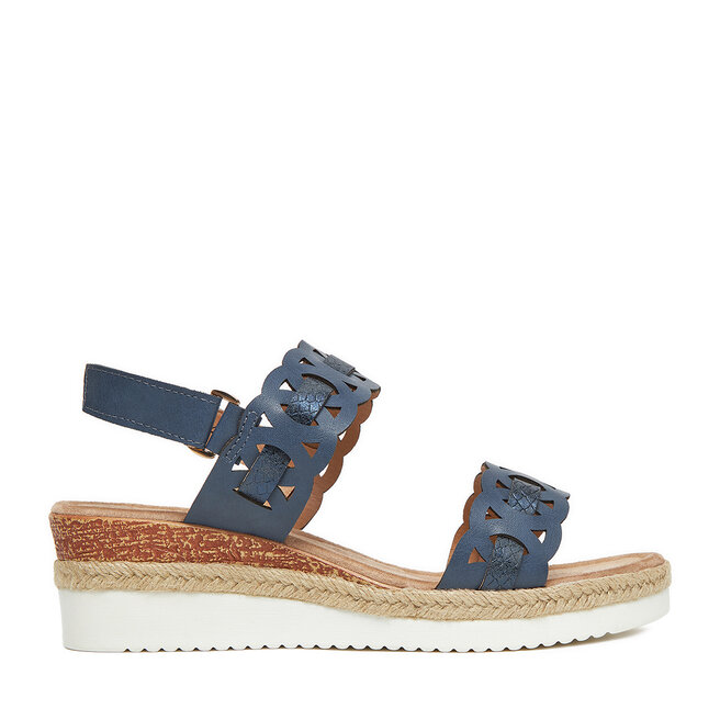 Espadryle Clara Barson WS2189-52 Granatowy - kobiece