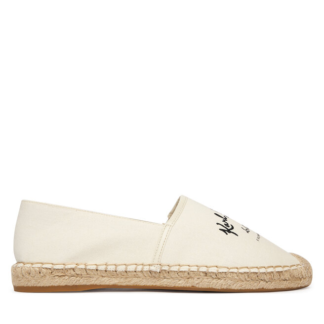 Espadryle KARL LAGERFELD KL80110A Écru - kobiece