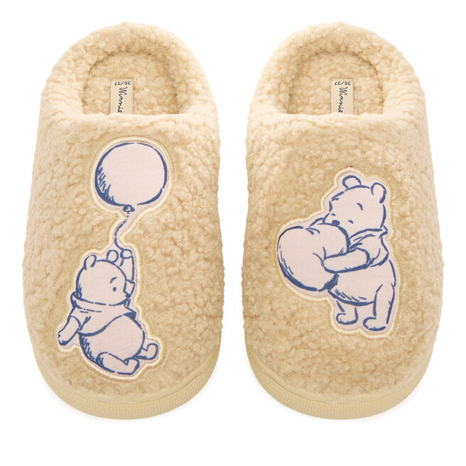 Kapcie Winnie The Pooh CEO-AW25-215WTP Beżowy - dziewczęce
