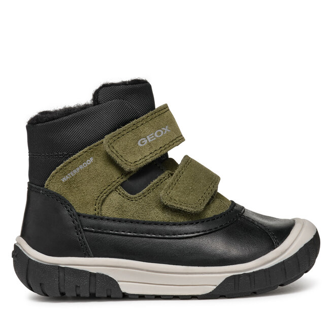 Kozaki Geox B Omar Boy Wpf B462DC 022FU C0520 M Czarny - chłopięce