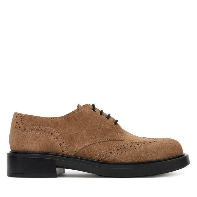 Oxfordy Pollini SA10273G1NTF0135 Brązowy - kobiece