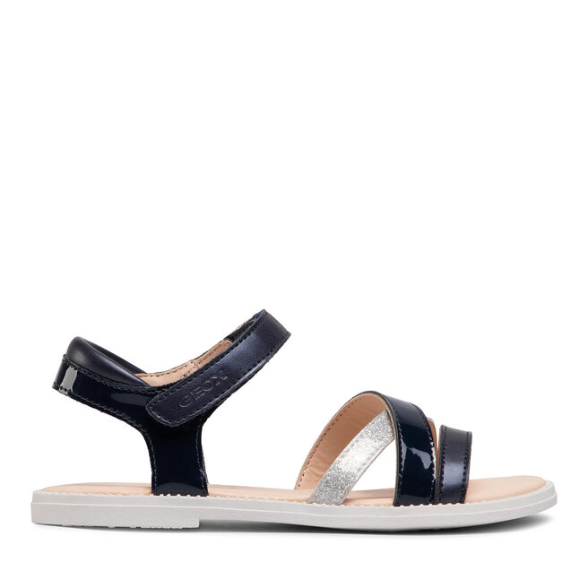 Sandały Geox J S.Karly G. D J5235D 002BJ C4002 S Granatowy - dziewczęce