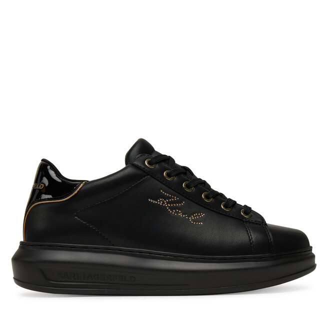 Sneakersy KARL LAGERFELD Kapri KL62518 Czarny - kobiece