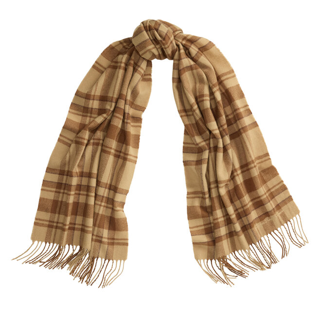 Szalik LAUREN RALPH LAUREN 454P23489002 Brązowy jasny -