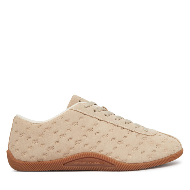 Sneakersy Armani Exchange XW003118 AF17465 U1158 Beżowy - kobiece