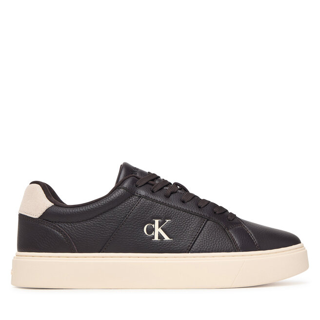 Sneakersy Calvin Klein Classic Cups Laceup Band Wl HM0HM02289 Brązowy ciemny - męskie