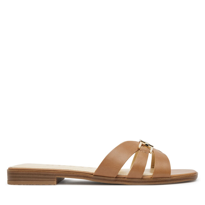 Klapki Guess FLJRLL LEA19 Brązowy -