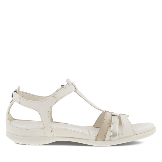 Sandały ECCO Flash T-Strap Sandal 24087360729 Beżowy - kobiece