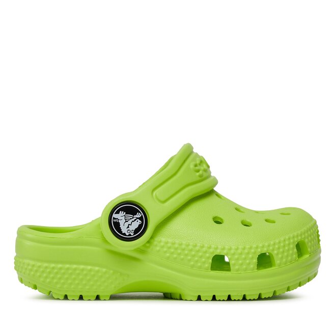 Klapki Crocs Classic Kids Clog T Limeade 206990 Zielony -