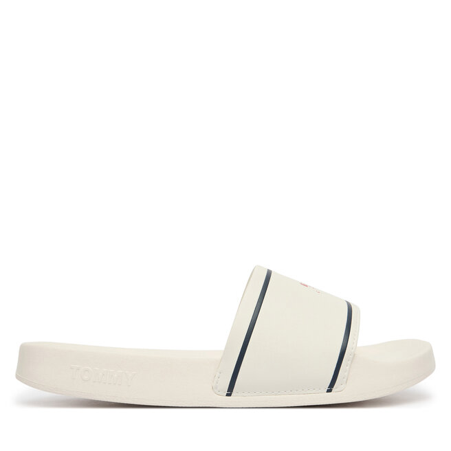 Klapki Tommy Jeans Tjw Poolslides EN0EN02976 Biały -