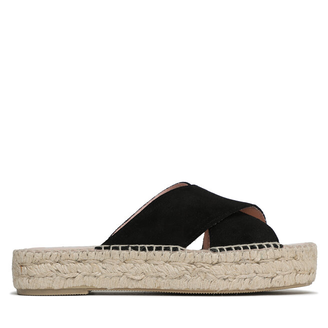 Espadryle Manebi Double Sole X Bands Sandals K 1.0 DX Czarny - kobiece