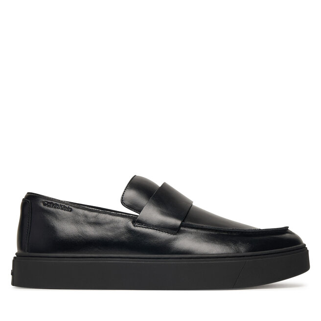 Półbuty Calvin Klein Hybrid Clean Cup Loafer Band Lth HM0HM02250 Czarny - męskie