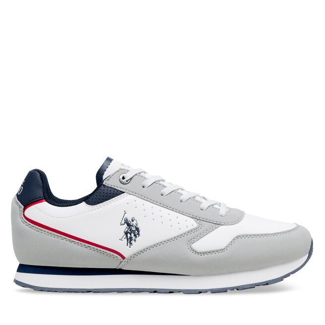 Sneakersy U.S. Polo Assn. NOBIK001C Biały - chłopięce
