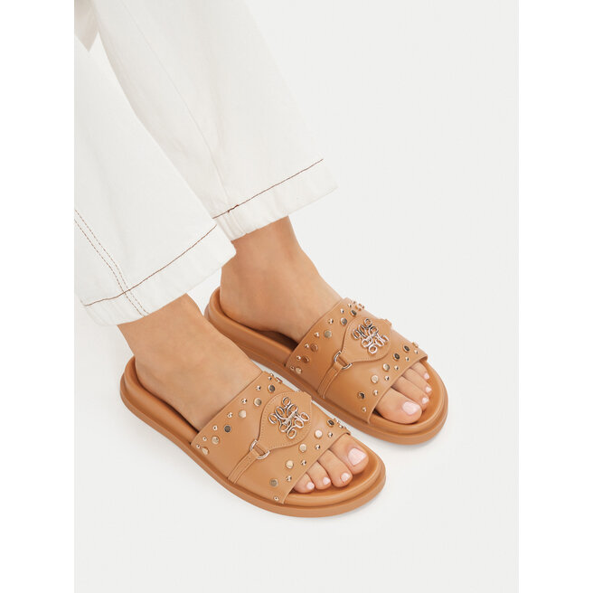 Klapki Nine West EO-TL758-1 Brązowy jasny -