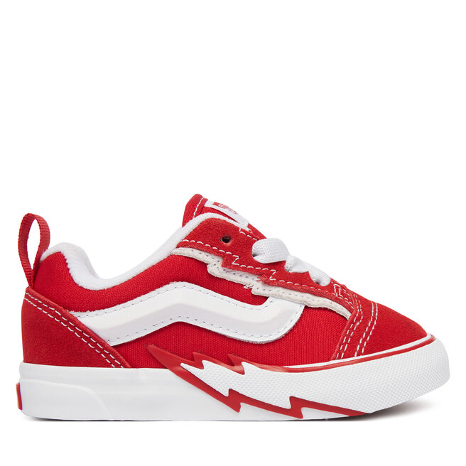 Tenisówki Vans Knu Skool Elastic Lace Bo VN000YZYIZQ1 Czerwony - chłopięce