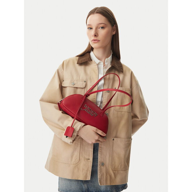 Torebka Tommy Jeans Tjw Bold Shoulder Bag AW0AW18787 Brązowy -