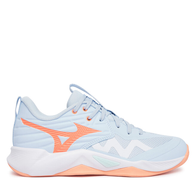 Buty halowe Mizuno Wave Momentum Pro V1GC2540 Niebieski jasny - kobiece