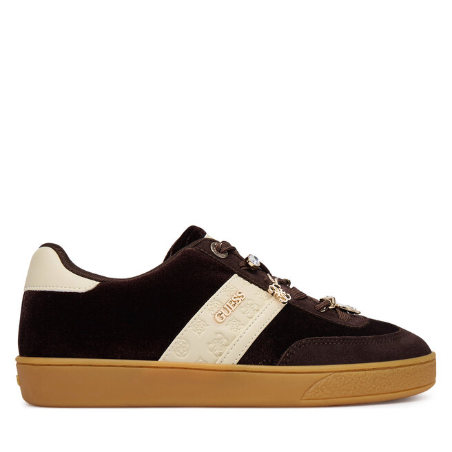 Sneakersy Guess FLFN2A FAB12 Brązowy - kobiece