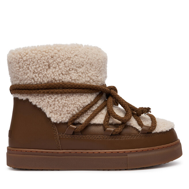 Śniegowce Inuikii Curly 3001.003.0033 Brązowy - dziewczęce