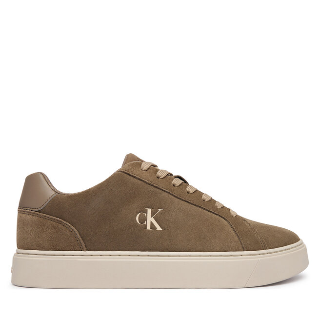 Sneakersy Calvin Klein Classic Cupsole Laceup Su YM0YM01434 Beżowy - męskie