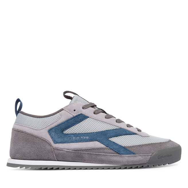 Sneakersy Calvin Klein Low Pro Runner Mix Mat HM0HM02208 Szary - męskie