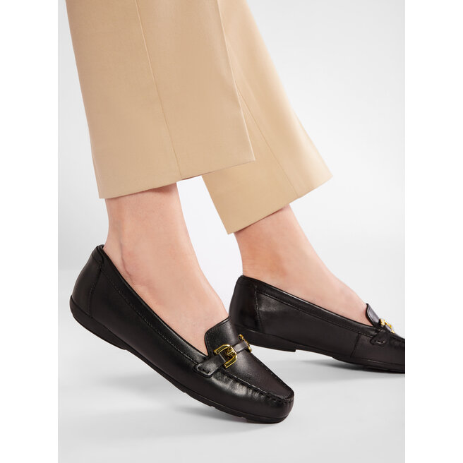 Mokasyny Geox D Annytah Moc A D84BMA 00043 C9997 Czarny -