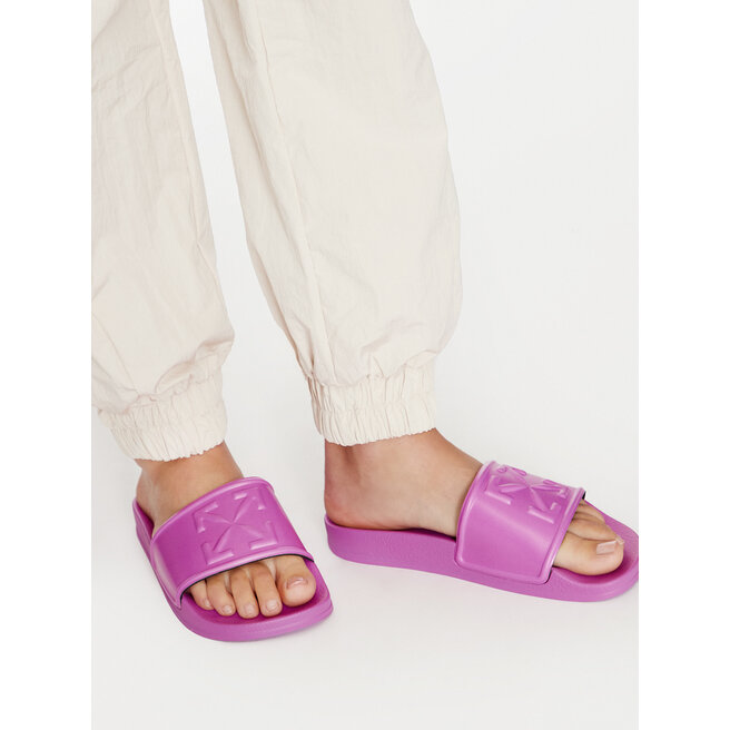 Klapki Off-White OWIC006S22MAT0013200 Różowy -