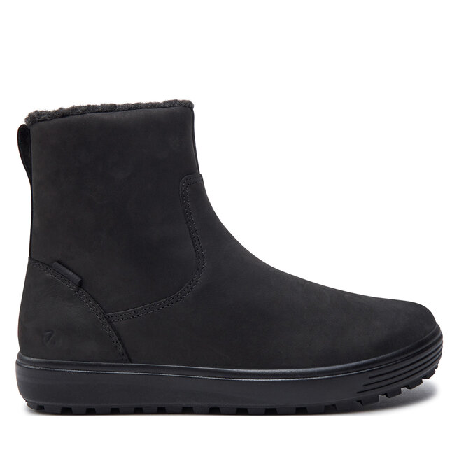 Botki ECCO Soft 7 Tred W 45075302001 Czarny - kobiece