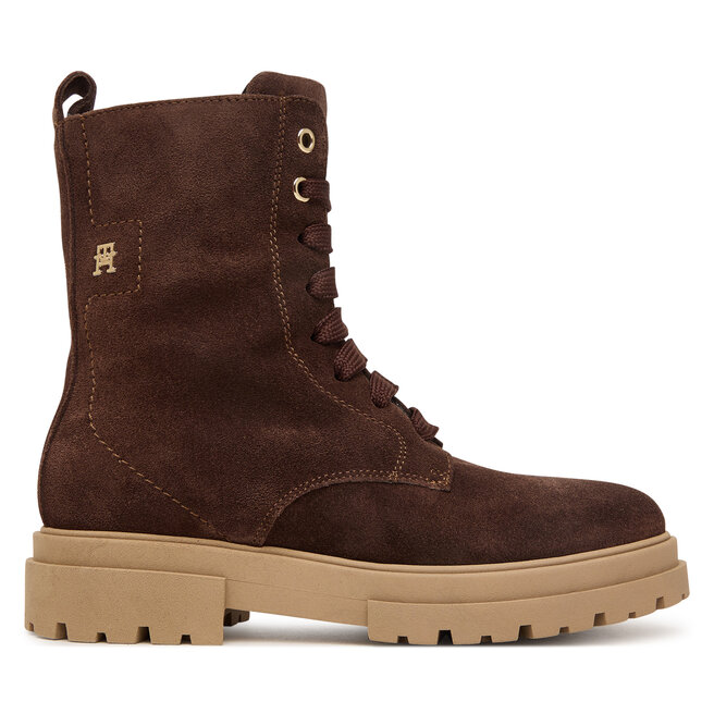 Trzewiki Tommy Hilfiger T4A5-35172-1429 M Brązowy - dziewczęce