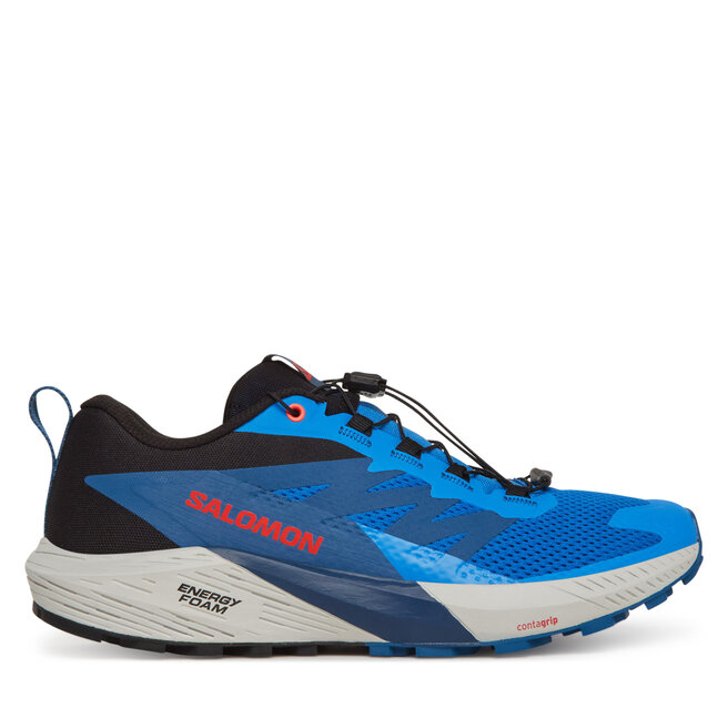 Buty do biegania Salomon Sense Ride 5 L47808600 Niebieski - męskie