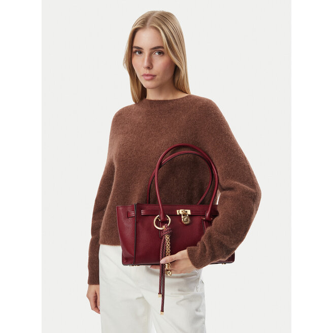 Torebka MICHAEL Michael Kors Hamilton 30F5GNXT0L Czerwony -