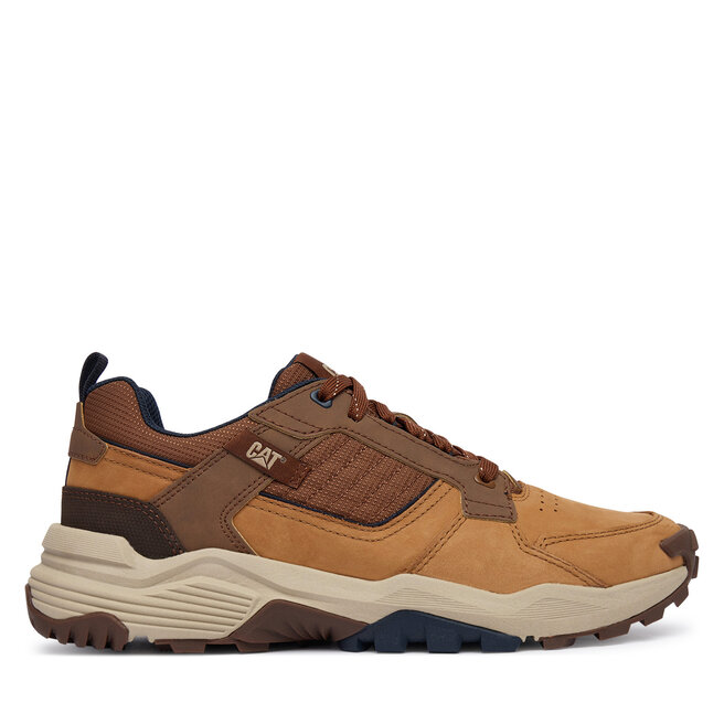 Sneakersy CAT Footwear Grapple Leather P726651 Brązowy - męskie