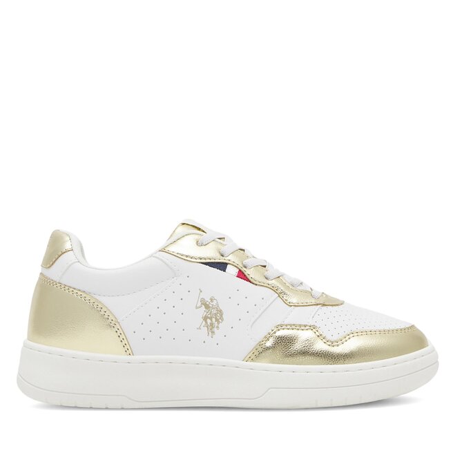 Sneakersy U.S. Polo Assn. DENNY004A Biały - dziewczęce